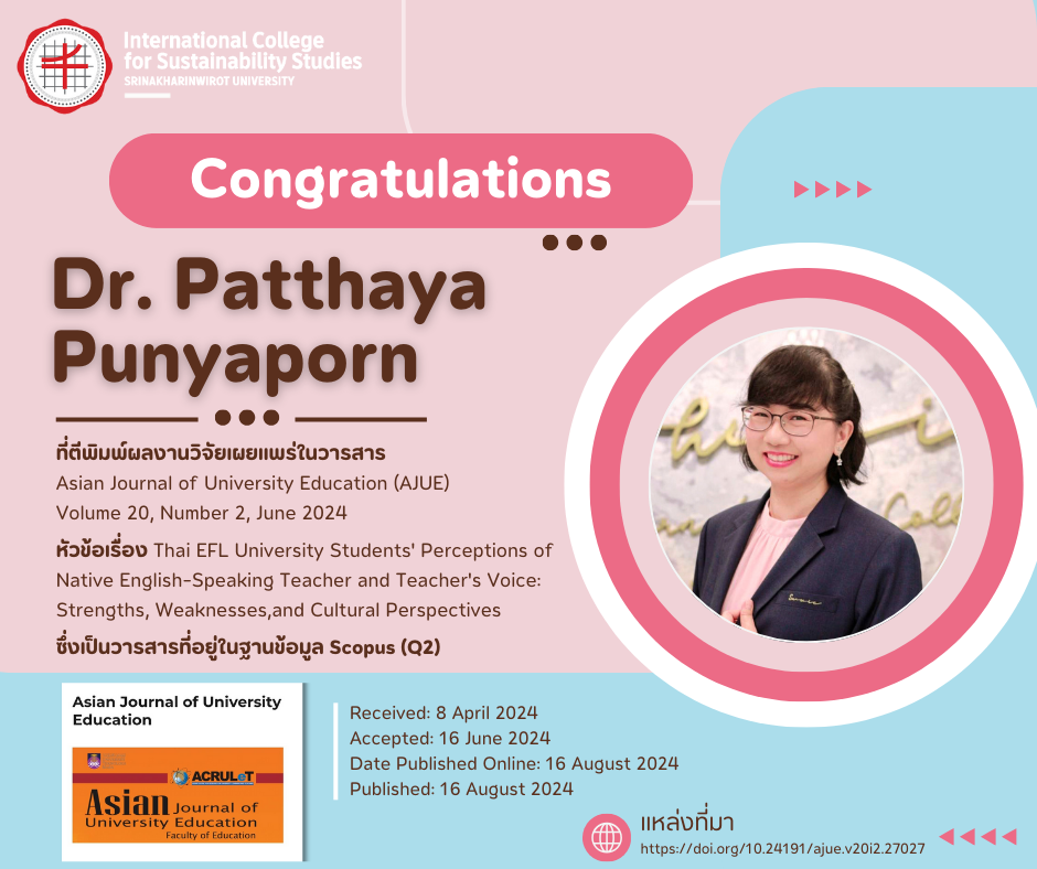 Congreatutions Dr.Patthaya