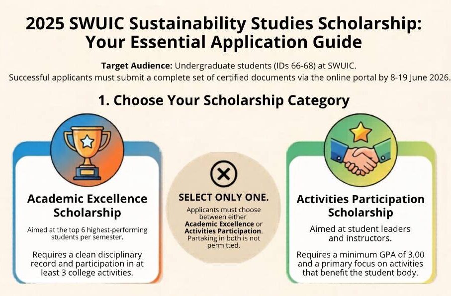 SWUIC Sustainability Studies Scholarship 2025 SWUIC Sustainability Studies Scholarship 2025